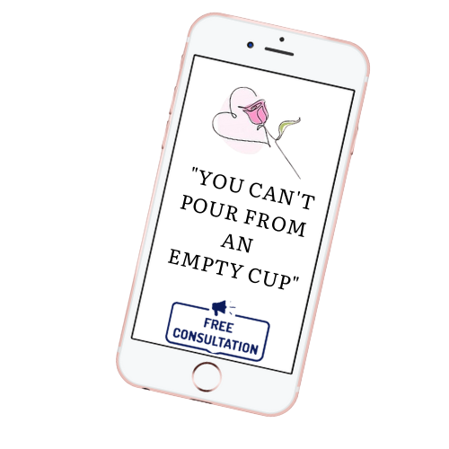 You can't pour from an empty cup - Crystal Miller